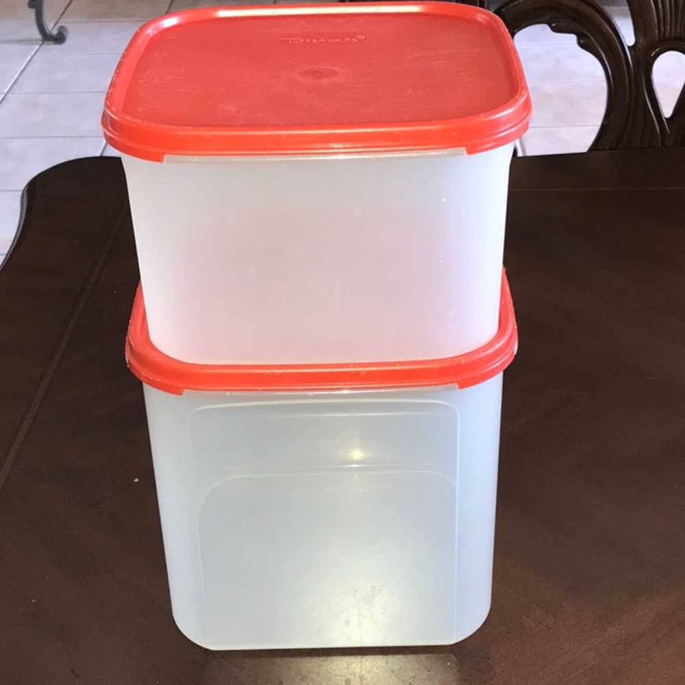 Vintage Tupperware Modular Mates set of 2